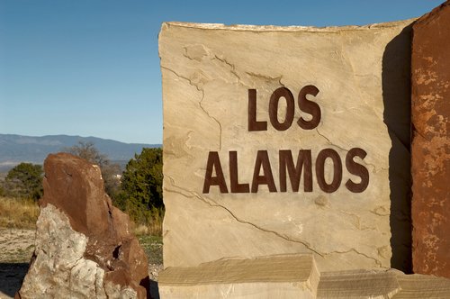 Los Alamos. The sign for Los Alamos