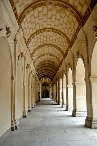 Hall of the Museum of Fine Arts in Lyon. Musee des Beaux-Arts information