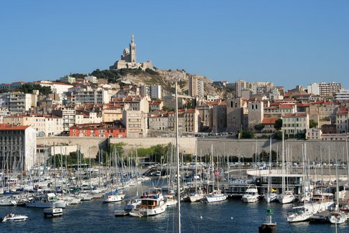 Picture of Marseilles - The Vieux Port of Marseille. Picture of Marseilles - The Vieux Port of Marseille.