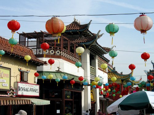 Chinatown in Los Angeles.