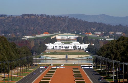 Australian Parliament House in Canberra.