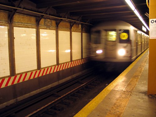 new york city subway. New York City subway cars.