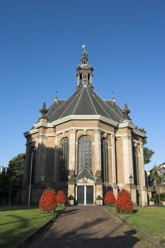 Nieuwe Kerk Delft. Exterior of Nieuwe Kerk in The