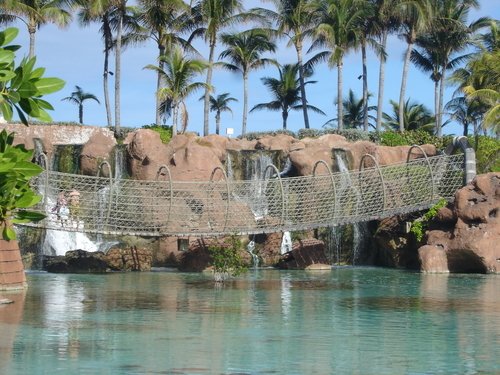 Water scene at the Atlantis Resort.