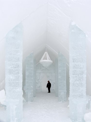 Ice Hotel in Quebec City.