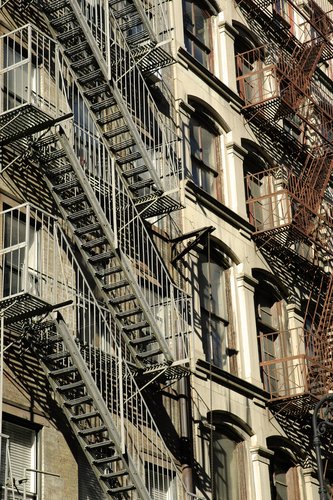 Cast iron on SoHo apartment, New York.