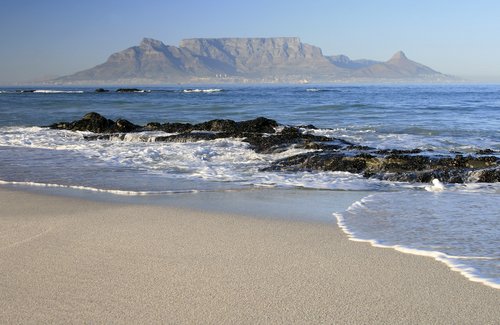 Distant view to Table Mountain. Distant view to Table Mountain.