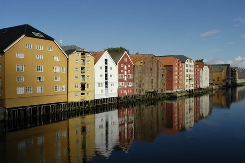 Tourist Map Of Trondheim Norway