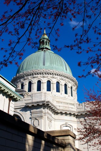 U.S. Naval Academy Chapel in Annapolis.