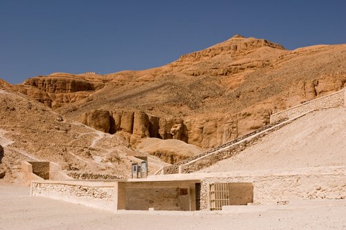 Tutenkhamun's Tomb at the Valley of the Kings near Luxor. Tutenkhamun's Tomb at the Valley of the Kings near Luxor.