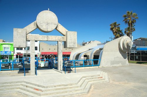 pictures of venice beach ca. Muscle Beach in Venice Beach.