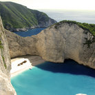 Picture - Shipwreck Bay on Zakynthos.