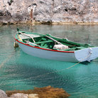 Picture - Fishing boat at Porto Vromi, Zakynthos.
