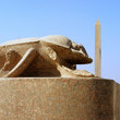 Granite Scarab near the Sacred Lake at Karnak Temple in Luxor.