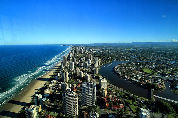 View from SkyPoint, Surfer's Paradise