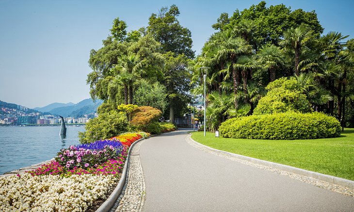 Lugano's Lakeside Park