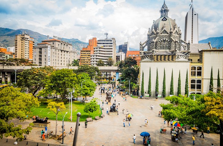 Plaza Botero and the Museum of Antioquia