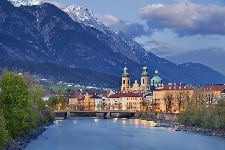 Innsbruck and mountains