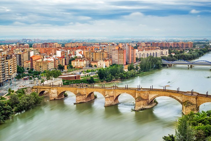 Aerial View of Zaragoza