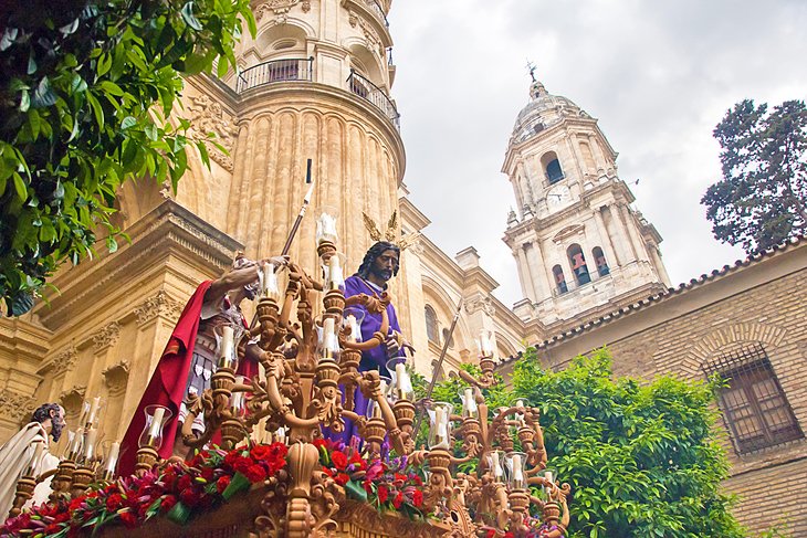 Holy Week Procession in Málaga, Spain