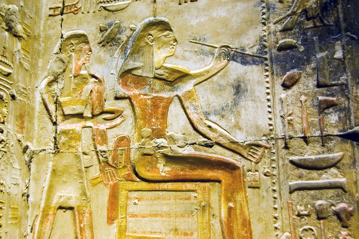 Relief at the Temple of Abydos