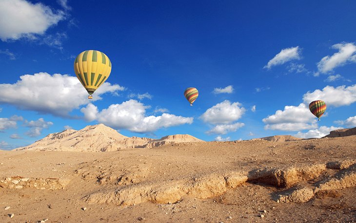Hot Air Balloons over Valley of the Kings