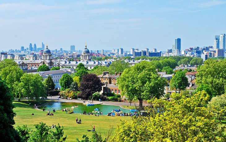 View over Greenwich Park