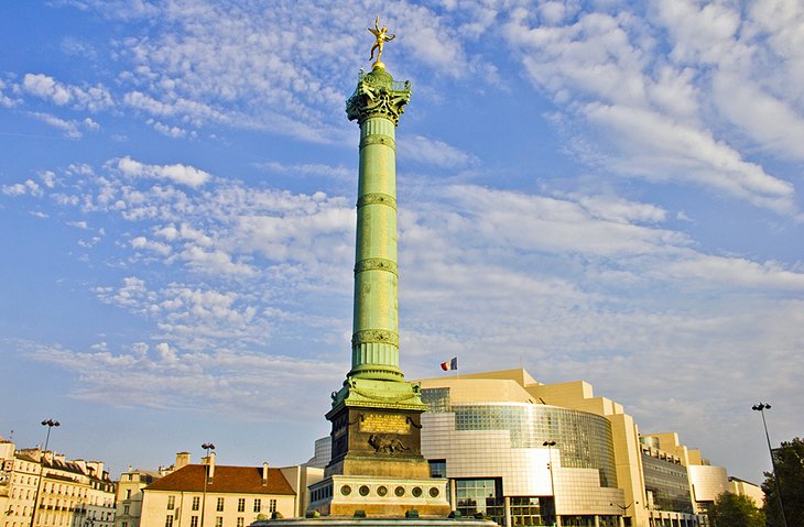 Colonne de Juillet, Place de la Bastille