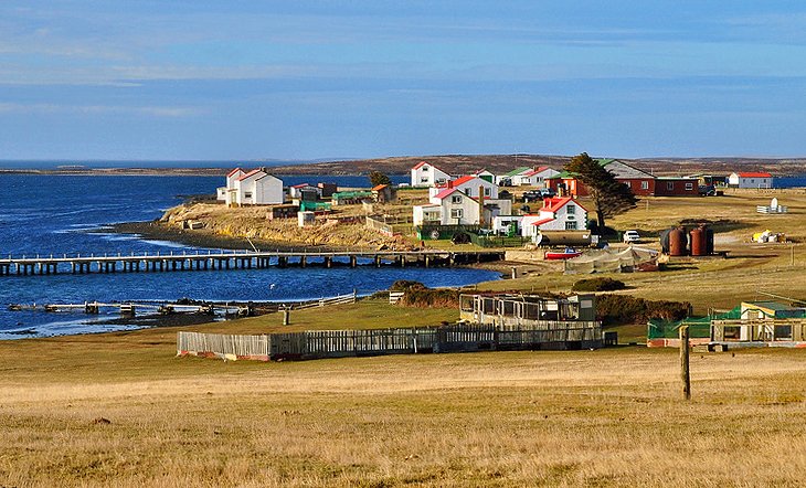 Village in East Falkland