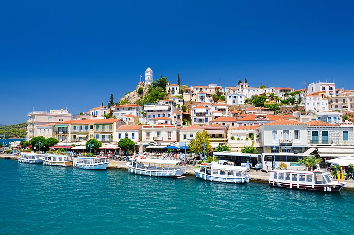 Waterfront Town of Poros, Island of Poros
