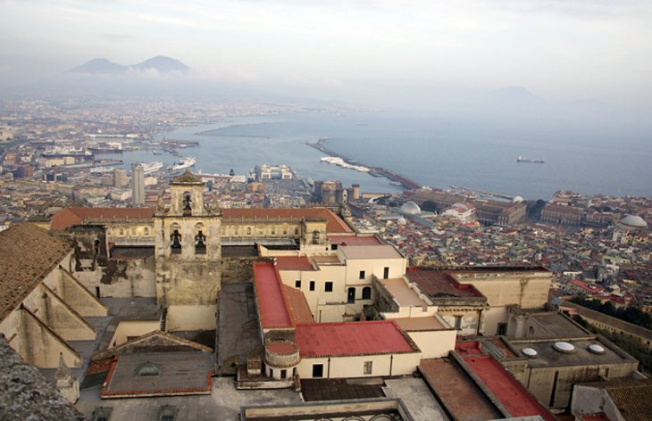 Aerial view of Castel Sant'Elmo