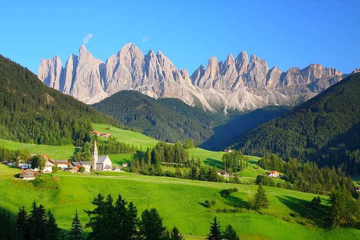 Cortina and the Dolomite Mountains