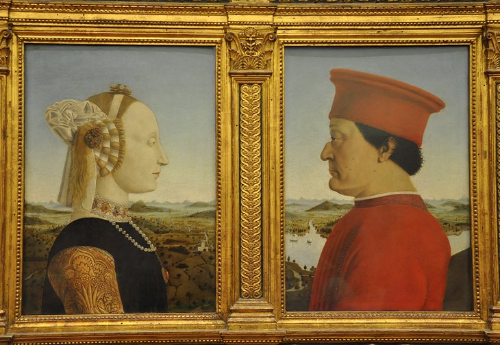 Portraits of the Duke and Duchess of Urbino by Piero della Francesca