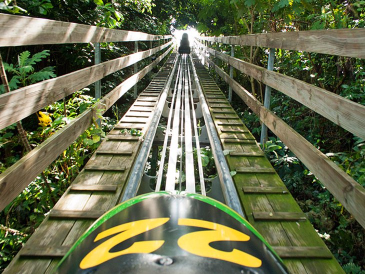 Afbeeldingsresultaat voor jamaican bobsled attraction ocho rios