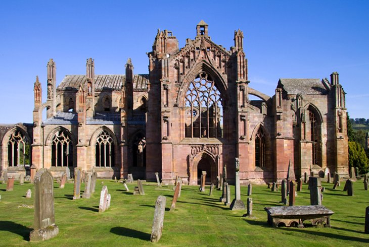 Melrose Abbey and Rosslyn Chapel