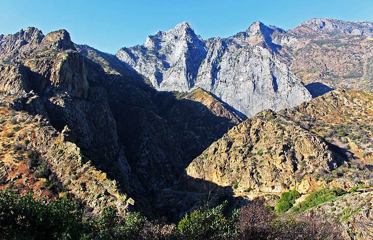View of Kings Canyon from Kings Canyon Scenic Byway