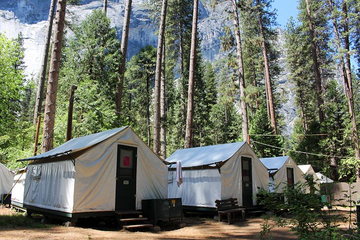 Tents and Cabins at Curry Village