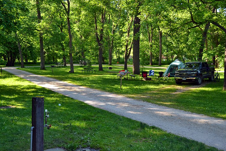 Cedar Hill Campground, Whitewater State Park