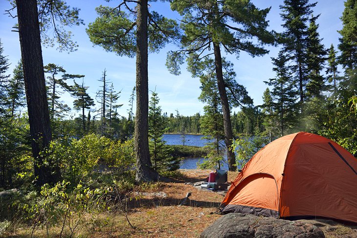 Fall Lake Campground, Superior National Forest