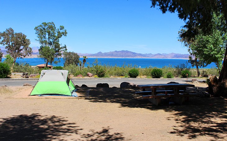 Boulder Beach Campground at Lake Mead