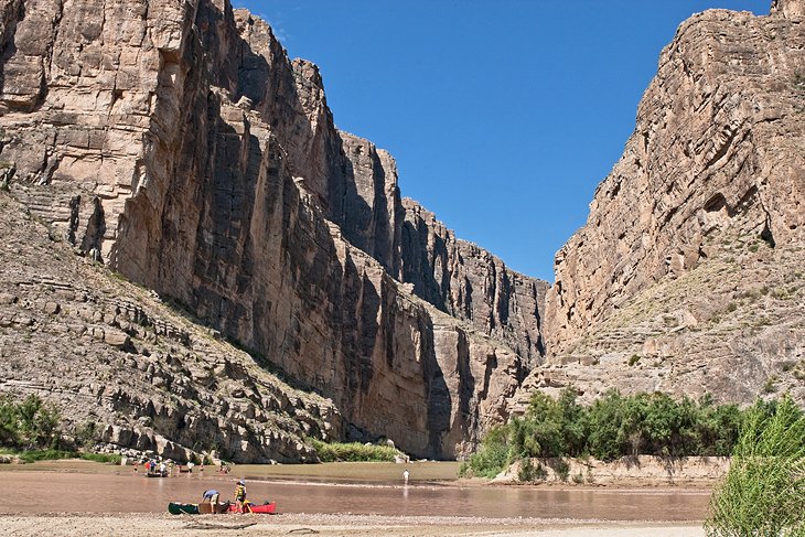 Canoeing on the Rio Grande