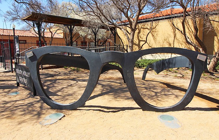 Buddy Holly Center, Statue, and West Texas Walk of Fame