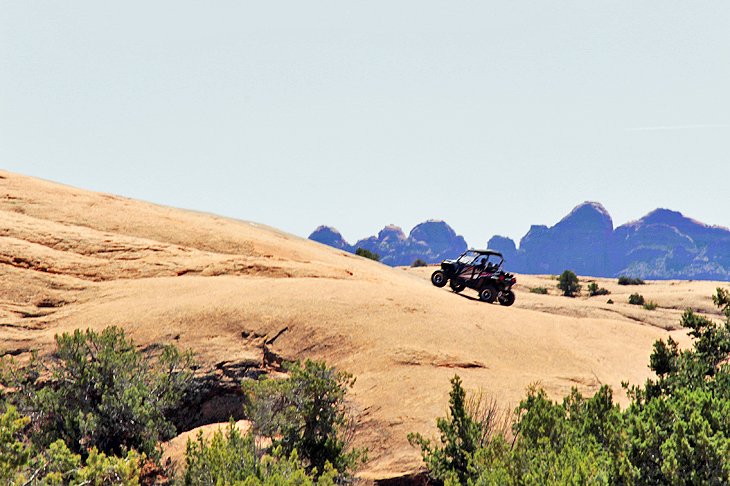 ATV in the Sand Flats Recreation Area