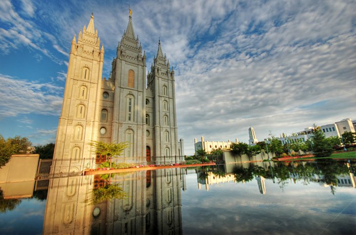 Salt Lake City and the Mormon Temple