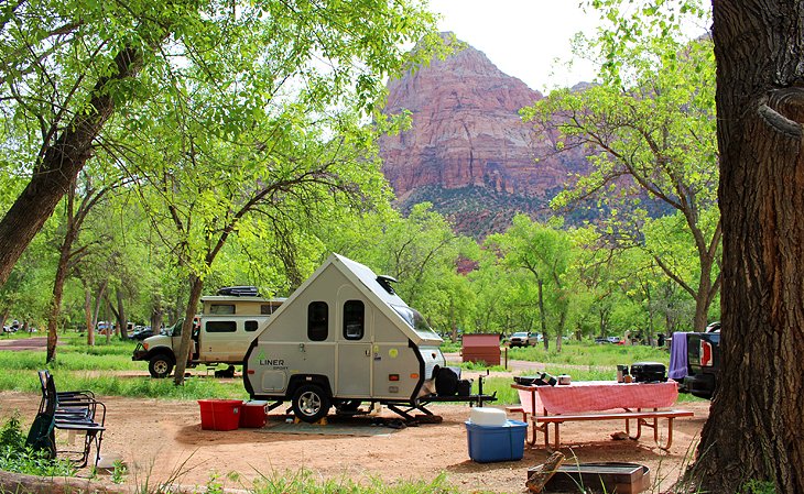 South Campground in Zion National Park