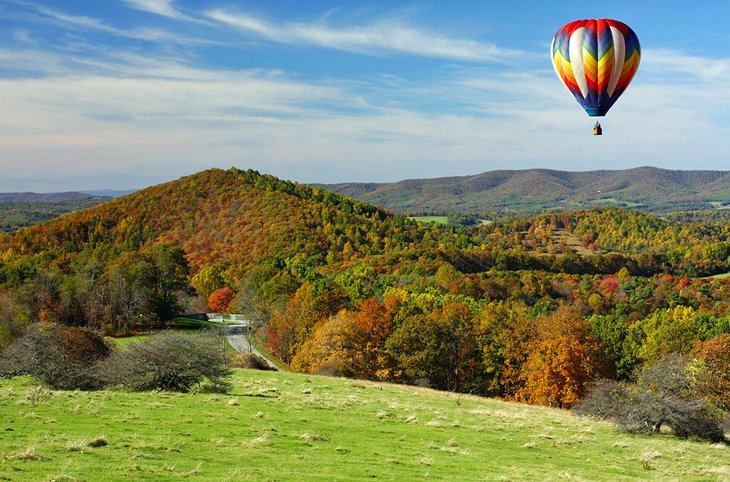 Blue Ridge Mountains ballooning
