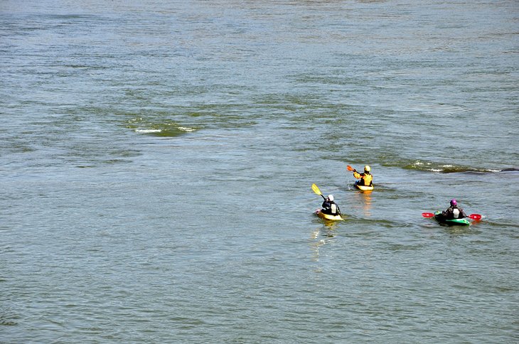 Kayaking near Harpers Ferry