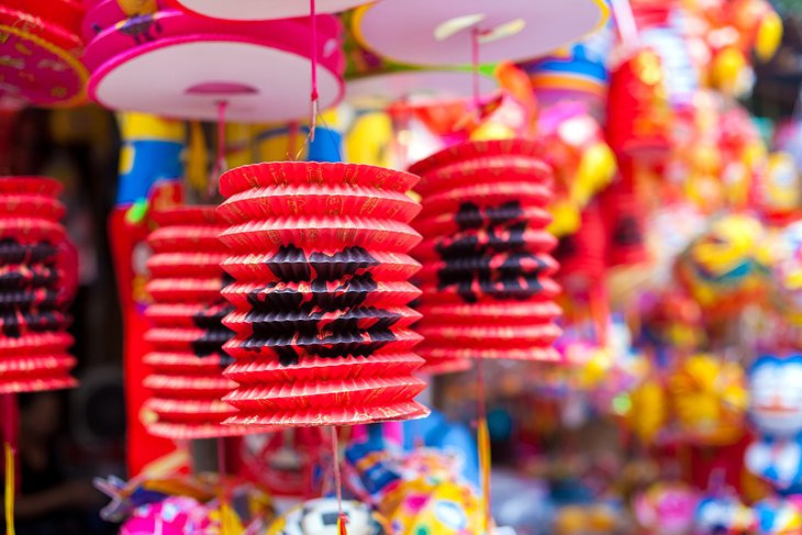 Ornaments for sale in Hanoi's Old Town