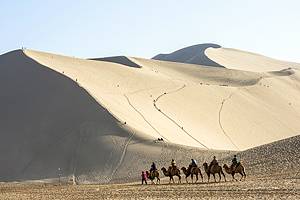 Visiting Dunhuang & Jiayuguan: Mogao Caves, Western End of the Great Wall of China & Camel Trekking