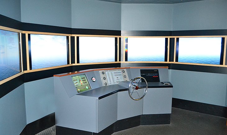 Boat Simulator at the River Discovery Center